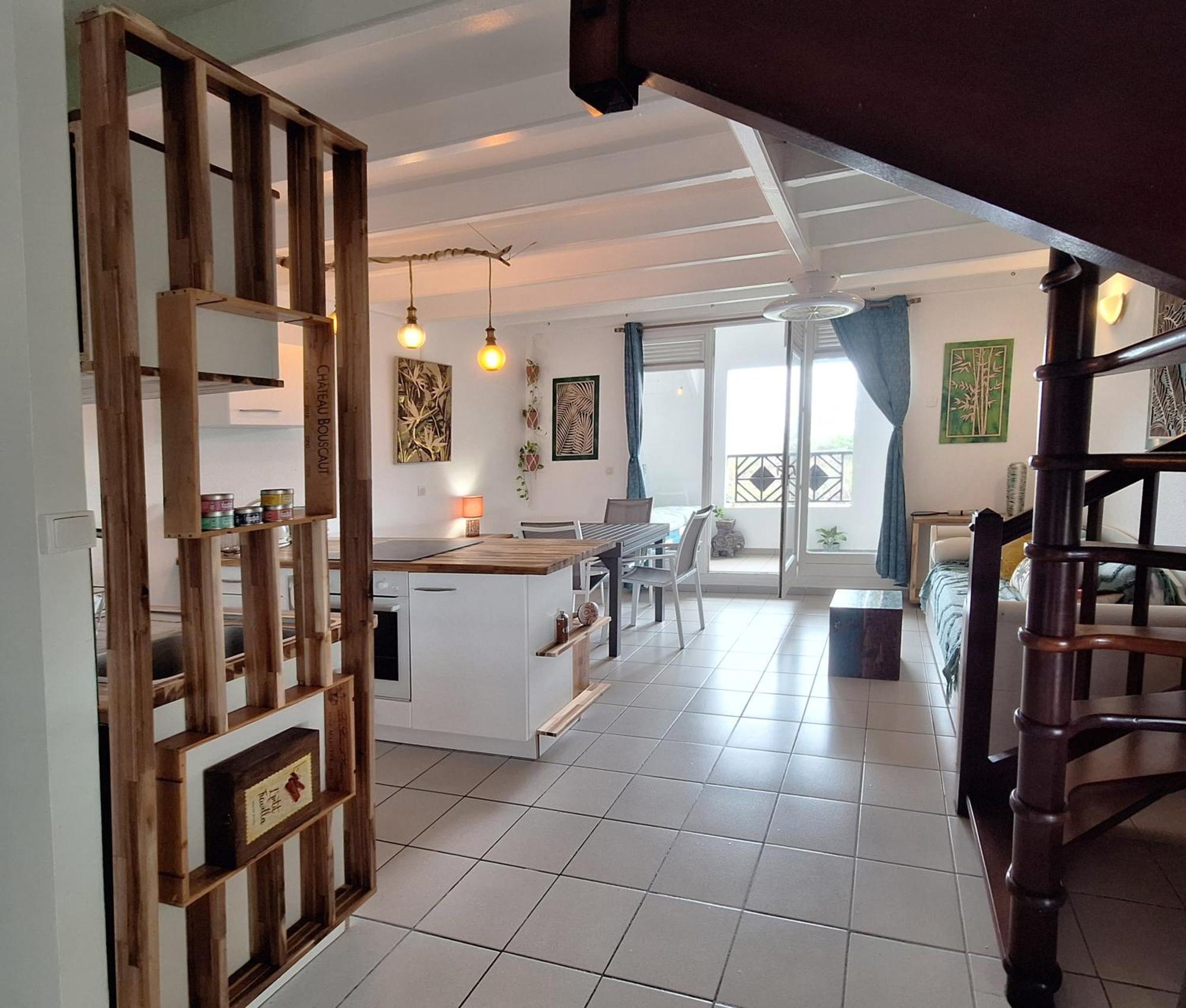 Chez Madeline Lägenhet Le Gosier  Exteriör bild